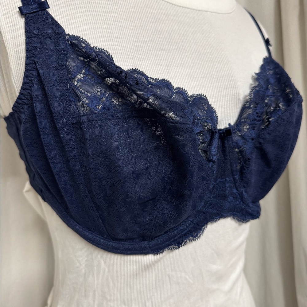 Panache 34G lot of Elegant Black and Beige Side Support Balconette Bras